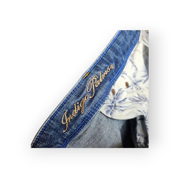 Tommy Bahama Indigo Palms Blue Jeans Straight Leg 40x30 - Picture 6 of 8